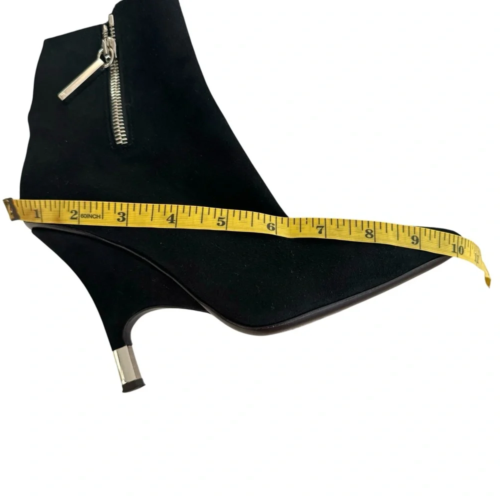 Giuseppe Zanotti Ankle Zip Booties Black Suede